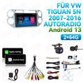 2G+64G Android 13 Autoradio Für VW Tiguan 5N 2007-2014 Carplay FM RDS GPS Navi 