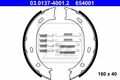 ATE (03.0137-4001.2) Bremsbackensatz, Handbremse  für MERCEDES VW