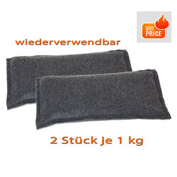 2x 1Kg KFZ Luftentfeuchter Auto Entfeuchter Silica-Gel Füllung wiederverwendbarRaumentfeuchter Trockner Bautrockner