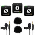 Rode Wireless ME Dual Mikrofon System mit 2x Lavalier GO und 2x Windschutz