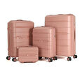 Koffer Set 4tlg. / Trolley / Hartschalenkoffer / Reise Rose Gold