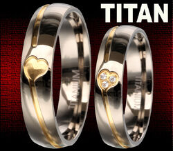 TITAN RINGE PARTNERRINGE EHERINGE TRAURINGE FREUNDSCHAFTSRINGE VERLOBUNGSRINGE