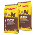 2 x 12,5 kg Josera Balance Trockenfutter Hund Senior Light 