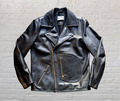 Herren lederjacke biker motorrad perfecto AVI LEATHER vintage 90 Größe XS/S