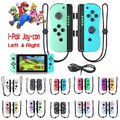 2er Set Joy-Con mit Handschlaufen Game Controller für Nintendo Switch/ Lite/OLED