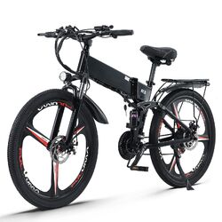 800W E-Bike 26 Zoll Ebike Klapprad Elektrofahrrad Shimano Pedelec E Fahrrad MTB