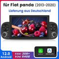 DAB+ Für Fiat Panda 2013-2020 Autoradio Android12 GPS Navi Carplay WIFI 64GB RDS