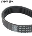 SKF Keilrippenriemen VKMV 6PK1688 für FORD MONDEO 4 Turnier BA7 GALAXY 2 WA6 MAX