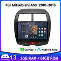 2+64G Android 13 Für Mitsubishi ASX 2010-16 Autoradio Navi GPS DAB+ USB WIFI SWC