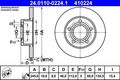 SET 2X BREMSSCHEIBE ATE FÜR AUDI VW A4 B5 + AVANT + AVANT 95-01 24.0110-0224.1