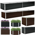 Hochbeet verzinkter Stahl Gemüsebeet Pflanzbeet Gartenbeet Metall Blumentopf