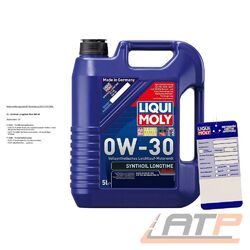 5 L LITER LIQUI MOLY SYNTHOIL LONGTIME PLUS 0W-30 MOTOR-ÖL MOTOREN-ÖL 32101084### INKL. ÖLWECHSEL-ANHÄNGER ###