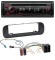 Kenwood MP3 CD USB Bluetooth DAB Autoradio für Fiat Panda (ab 2012) - schwarz