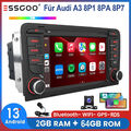 Android 13 Wireless Carplay Autoradio GPS Navi WIFI BT Für Audi A3 S3 RS3 7" KAM