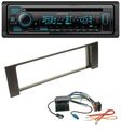 Kenwood Bluetooth DAB CD MP3 USB Autoradio für Audi A4 00-04 B6 Quadlock Fakra