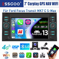 4+64G Android 13 Autoradio Für Ford Transit Bus S-Max Focus Kuga Fusion GPS Navi