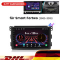 Für Smart Fortwo 451 05-10 128GB Autoradio DAB+ Android 13 GPS WIFI Carplay RDS