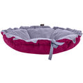 Tierbett für Chihuahua - Daisy - rosa gesteppt/grau - 65cm