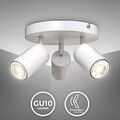 LED Deckenleuchte schwenkbar Retro weiß GU10 Deckenlampe Flur Schlafzimmer Spot