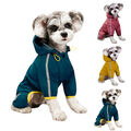 Hunde Regenjacke mit Kapuze Regencape Regenmantel Regendecke Wasserdicht Outdoor