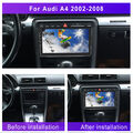 4+64GB Android 13 Für Audi A4 8E 8H B6 B7 2000-2009 Autoradio RDS Navi Bluetooth