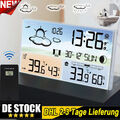 Digital Funkuhr Wetterstation Funkwecker Thermometer Hygrometer mit Außensensor