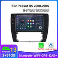 Autoradio Für VW Passat B5 Carplay Android 13 SWC RDS WIFI GPS NAVI DAB+ 2+64G