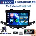 DAB+ Autoradio 2+64G Carplay Für Opel Astra K 2015-2019 Android 13 Navi WIFI Kam