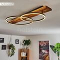  Moderne LED Decken Lampen Holz Ess Wohn Schlaf Zimmer Beleuchtung Flur Leuchten