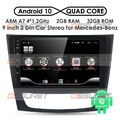 Für Mercedes Benz CLS E-Class W211 W219 9"Android 10 Autoradio GPS Navi WIFI 32G