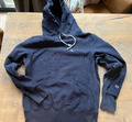 Gr. L CHAMPION Sweatshirt Hoodie Kapuzensweatshirt marine blau