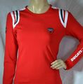 original DUCATI SHIRT LANGARM Größe XL neu NEW  rot red longsleeve labelprint