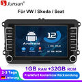 Android 12 Autoradio DAB+ GPS Navi SWC BT Für VW GOLF 5 6 Touran Polo 6R Carplay