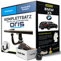 Für BMW X5 Typ E70 Anhängerkupplung abnehmbar +eSatz 7pol 02.2007-10.2013 Kit