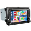 DVD+ Android 14 4+64G Autoradio Carplay GPS Navi Für VW GOLF 5 6 Touran Polo EOS