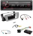 Kenwood Lenkrad Bluetooth USB DAB Autoradio für Seat Ibiza 2008-2015 dublingrau