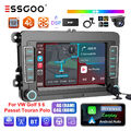 7" Autoradio Android 13 DAB+ Carplay GPS 4+64G Cam Für VW GOLF 5 6 Touran Tiguan