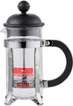 Bodum 1913-01 CAFFETTIERA Kaffeebereiter French Press Edelstahlfilter 0,35 Liter