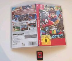 Super Mario Odyssey (Nintendo Switch, 2017) Verpackung + Spiel