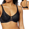 Triumph Wild Rose Sensation W01 Damen BH mit Bügel Gr. 95G Schwarz