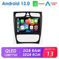 Android 13 Für Mercedes Benz W203 S203 W209 Autoradio GPS CarPlay WiFi DAB+ 32GB