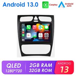 32G Android 13 Autoradio Für Mercedes Benz C-Class W209 W203 GPS Navi FM Carplay