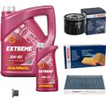 BOSCH Inspektionspaket 6 L MANNOL Extreme 5W-40 für Nissan Kubistar Kasten 1.5