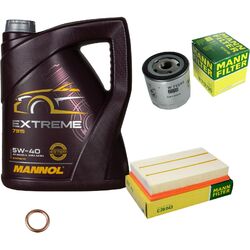 MANN Inspektionspaket 5 L MANNOL Extreme 5W-40 für VW Polo 1.0 TSI T-ROC Skoda