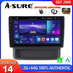 DAB Android 14 Autoradio GPS CarPlay 64G Für Opel Vivaro A Renault Trafic 10-14