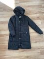 Puffer Mantel Damen Gr. 36, schwarz, sehr gut