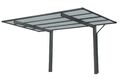 Einzelcarport Aluminium Carport 531 x 275 cm Welldach Auto Überdachung Anthrazit