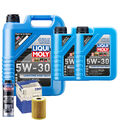 Motoröl 5W30 LIQUI MOLY Longtime High Tech 7L+MAHLE Ölfilter +Spülung