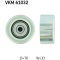 SKF VKM 61032 Umlenkrolle Führungsrolle Keilrippenriemen für TOYOTA HILUX J15