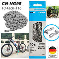 Für Shimano Kette CN-HG95 10Fach-116 Glieder DEORE XT XTR SLX HG-X Fahrrad Kette